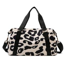 ZWY149 Outdoor Hot Sale Oxford Waterproof Travel Bag Luggage Big Duffle Bag New Fashion Wholesale Leopard Print Yoga Bag Ladies