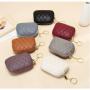 Billetera Mujer Custom Luxury Designer Vintage Original Genuine Leather Zipper Keychain Mini Coin Purse Wallet Bag Small 2022