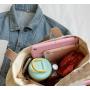 ZR732 Woman Bag Handbag Retro Canvas Fashion Female Portable Big High Quality Shoulder Underarm Bag Girl Versatile Bag Shopping