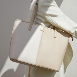 SUSEN CHRISBELLA Custom 2023 ladies bags women large PU leather women plain tote bag women's pink tote bags