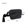 Custom Smell Proof Bag Smoking Accessories Waist Pack with Carbon Liner Smell proof