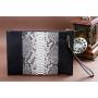 New Luxury Wholesale Customizable Mens Party Trending Handbags Custom Snake Skin Long Clutch Bag Purse Design 2023 Evening Bags