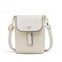 New Pure Color Simple Match Foreign Style Texture Purse Mobile Phone Bag Single Shoulder Oblique Span Mini Female Bag