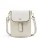 New Pure Color Simple Match Foreign Style Texture Purse Mobile Phone Bag Single Shoulder Oblique Span Mini Female Bag