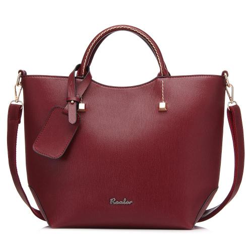 REALER Custom logo Fashion PU Leather latest  ladies bags women handbags red purses and handbags crossbody tote bag