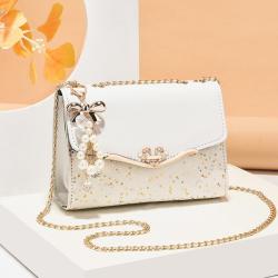 2024 Accept Customized Logo Hand Bag Designer Bags Purse Crossbody Fashion Luxury Heart Latch Women's Sequined Handbags