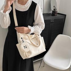2024 Wholesale Women Customs Handbag Handbags Canvas Tote Bag Waterproof Nylon Womens Shoulder Bags Designer Women Bags