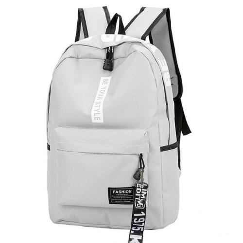 ZR373 Backpack Canvas Large Capacity Student Fashion Small Fresh Backpack Trend Korean Edition Student Schoolbag