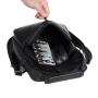 Factory Custom Genuine leather men's bag wholesale single sling bag multi functional Waterproof business cowhide side bag 2024