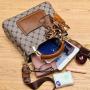 Luxury PU Leather Crossbody Handbag for Women High Quality New Design Fashionable Style Portable Button Closure Customizable