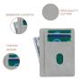 Customize Small RFID Blocking Minimalist Slim Credit Card Holder Pocket Wallets for Men Women