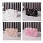 NEW Design Fashion Women's chiffon rose flower clutch bag handbag Party Evening Bag Wedding Clutch Purse Bag