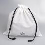 Recyclable Cotton Linen Fabric Drawstring Dust Bag For Rice Coffee Bean Shopping Custom Logo Cotton Gift Pouch
