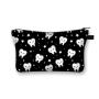 Factory Waterproof Cosmetic Bag Popular Travel Makeup Beauty Cosmetic Bag Hot-sale 3D Digital Flowers Printing Opp Bag