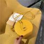 Fashion Lady Designer Bag Round Embossing Alligator Pattern PU Leather Purse Bright Color Casual Cross Body Sling Bag for Women