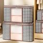 SN039 Foldable Clothes Organizer Storage Containers for Organizing Bedroom Closet Clothing Comforter Organization