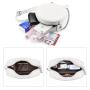 New style Round Quilted PU handbag Ladies Purse with Chain strap Messenger bag Solid color Classic crossbody shoulder bag  Women