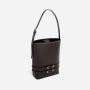 Wholesale Customized Logo Luxury Handbags Plain Leather Crossbody Bags Fashionable Bucket Bags For Women