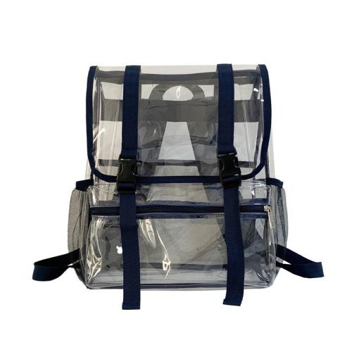 SC058 Casual Outdoor Travel Backpack PVC Clear Backpacks High Quality Waterproof Transparent Book Bags for School