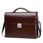ZWY194 New Fashion Combination Lock Men Briefcase PU Business Daily Portable Waterproof Handbag Wholesale Laptop Shoulder Bag