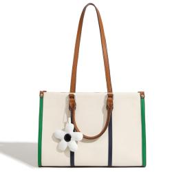2024 Custom Women Canvas Tote Bags Handbags Set For Ladies With Purses