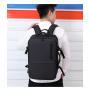 2023 New Men's Business Backpack Multi-Functional Oxford with Polyester Lining Softback Laptop Bag School Student Backpack