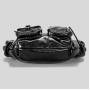 2024 Custom Oiled Waxed Vegan Leather Hobo Shoulder Bags For Motorcycle Women