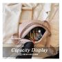 HR776 Fashion Women Chest Bag Personalized Wide Shoulder Strap Crossbody Bag Girl's Versatile Zippers Phone Storage Waist Bag
