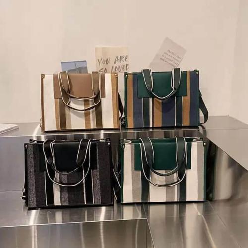 2024 New retro niche design large capacity tote bag