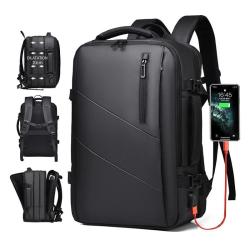 ZWY210 Daily Business Travel Student USB Shoulder Bag Men Women Oxford Expandable Laptop Backpack New Multi-Pocket Luggage Bag
