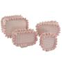 New Arrivals Factory Wholesale Top Quality Pink Personalized Gingham Toiletries Mini Cosmetic Bag Plaid Travel Pouch