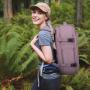 LOVEVOOK 17.3" Travel Backpack with packing cubes Personal Item Carryon camping hiking backpack bag for outdoor travel bag Women