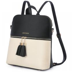 LOVEVOOK Fashion Backpacks for Women, Lightweight Cute Medium Shoulder Bags casual women Backpacks with Tassel