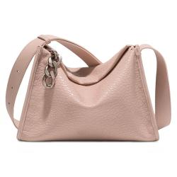Fashion 2024 New Wide Shoulder Strap Large Capacity Leisure Simple Solid Color Single Shoulder Tote Bag
