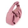 Guangzhou manufacture super soft purple underarm handbags for ladies elegant hobos bags with knot