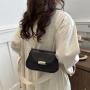 New Ladies Retro Small Women's Bag Female Chain Armpit Bag 2024 New Korean Solid Color Crossbody Shoulder Bag