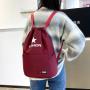 LX043 Waterproof Drawstring Bag Large Capacity Basketball Sports Gym Bag Fashion Travel Sports Gym School Back Pack