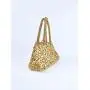 Fashionable and personalized beaded string woven hollow and versatile handbag carteras para mujer 	 sac a main