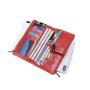 XL246 Multi-card Rfid Clutch Bag Large Capacity Ladies Coin Purse Hot Sell Card Holder Waxed Leather Double Zipper Coin Purse