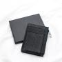 OEW183 New Card Holder Minimalist Wallet Men Genuine Leather Wallets Money Clip Purse For Men Leather Wallet