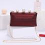 Women vintage pearl clutch bag    woman   black navy rhinestone PU evening bag  party purse handbag