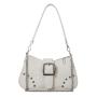 Simple Retro Underarm Bag 2024 New Fashion Trend Casual Shoulder Bag Canvas Casual Texture Crossbody Women's Bag