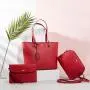 LOVEVOOK dropshipping wholesale custom logo design elegance 3 pieces ladies hand bag big tote shoulder bags women handbags set