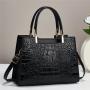 2023 Wholesale Fashion Handbags Women's Shoulder Bag Crocodile Skin Bag Clear Crossbody Woman Hand Bags