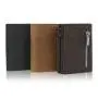 Genuine Leather RFID Blocking Slim Minimalist Thin Front Pocket Card Holder Rfid Wallet Metal Card Case Luxury Anti Money Clip
