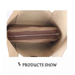 Custom Logo Women Fashion Plain Handbags Leather Shoulder Tote Bags Large For Luxury Women Casual Dropshipping Supplier 2024