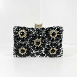 New arrival party bags with double-sided colorful bridal clutch purse ladies evening bag chain women clutch bag handbag