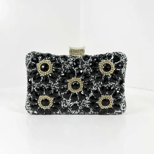 New arrival party bags with double-sided colorful bridal clutch purse ladies evening bag chain women clutch bag handbag