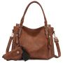2022 New arrival Realer hobo bags high quality PU leather handbags with holster women gun bags concealed carry purse
