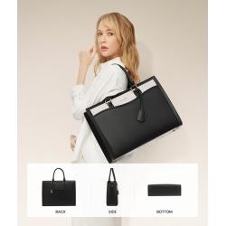 LOVEVOOK 2024 hot sales Business Shoulder Bag computer tote bag handbag waterproof luxury customize leather laptop bag for women